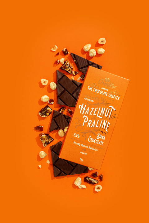 Hazelnut Praline 55% - Chocolate Bar - 75g