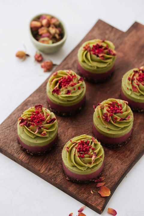 Strawberry & Matcha Cheesecake