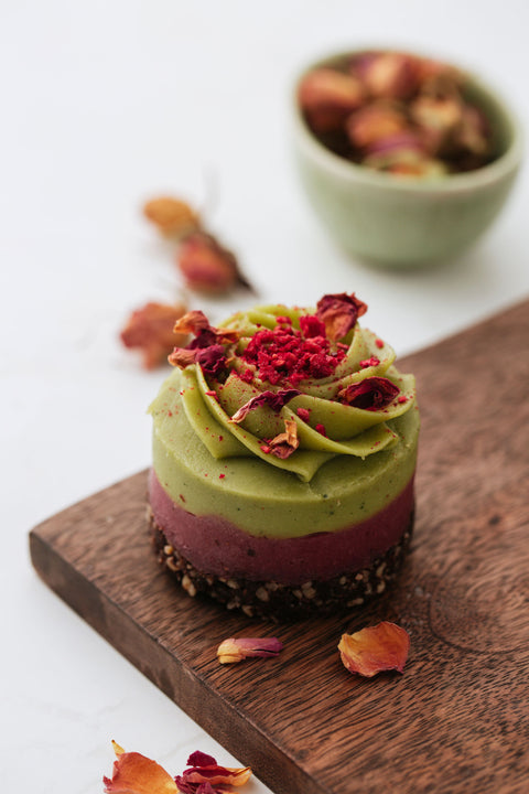 Strawberry & Matcha Cheesecake